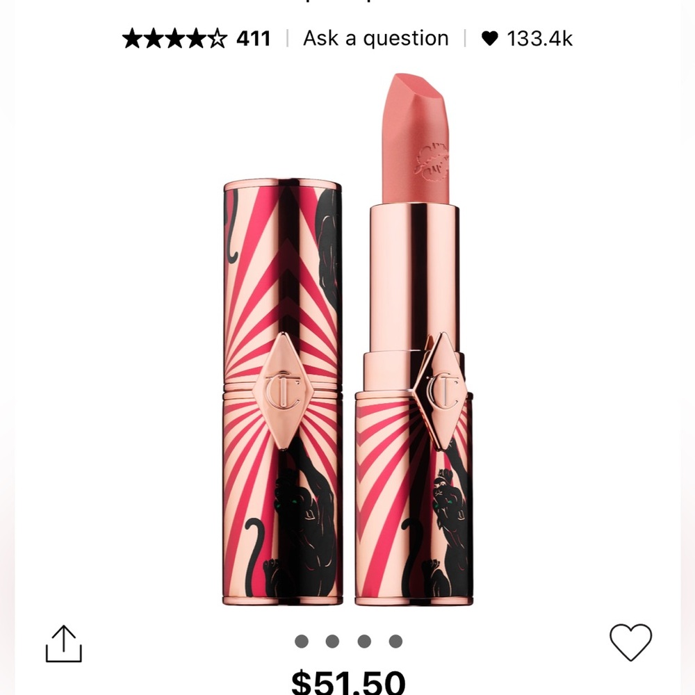 Brand new never used charlotte tilbury angle alessandra lipstick